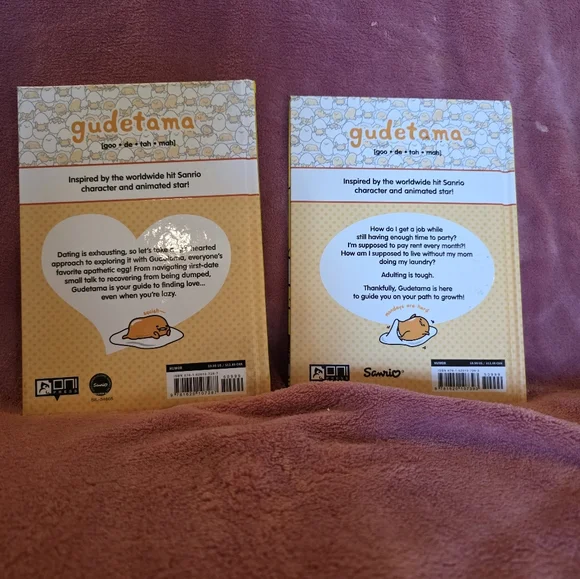 Gudetama Books Set - Yellow and Purple - Picture 2 of 4